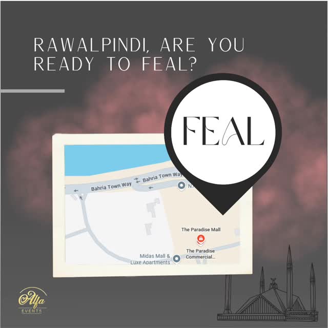 Find our exclusive FEAL kiosk at the upcoming Rawalpindi Event!
Be the first to discover our newest long-lasting impressions, premium unisex scents, and signature blends crafted for Pakistani taste.#FEAL
#FEALFragrances
#FEALPakistan
#ScentOfLuxury
#SmellTheLuxury
#ImpressionThatLasts
#Rawalpindi
#RawalpindiEvents
#RWP
#PakistaniFragrances
#FragranceLovers
#PerfumeCommunity
#alfaevents
